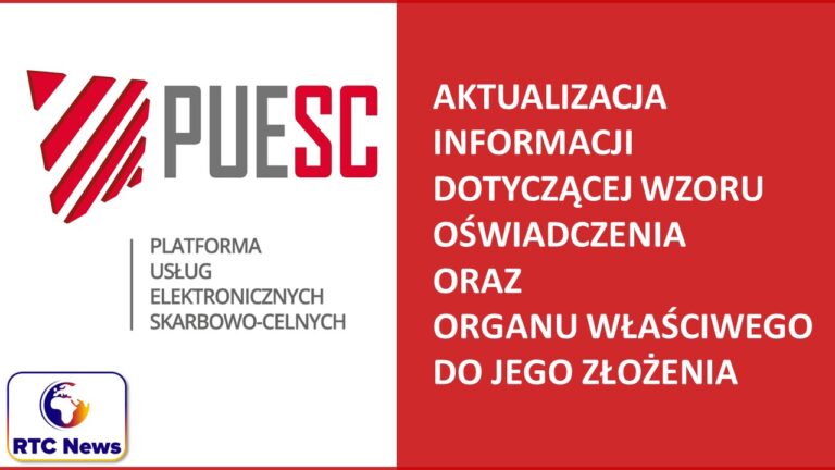 Aktualizacja wzoru oświadczenia oraz organu właściwego do jego złożenia, w ramach ułatwień związanych z rozliczeniem kwoty podatku VAT