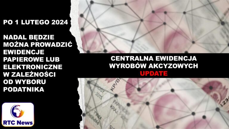 CEWA czyli Centralna Ewidencja Wyrobów Akcyzowych - update