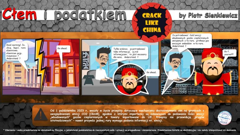 Cłem i podatkiem. Crack like China