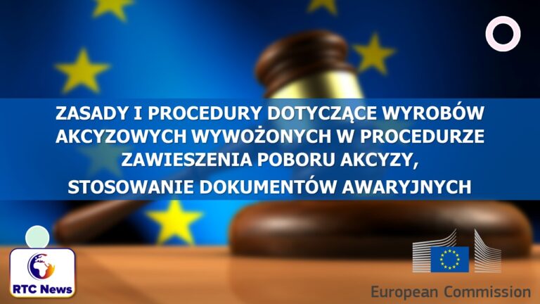 Wyroby akcyzowe wywożone w procedurze zawieszenia poboru akcyzy oraz stosowanie dokumentów awaryjnych