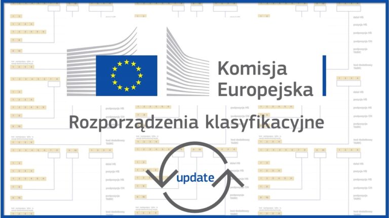 Rozporządzenia klasyfikacyjne - update nr 10