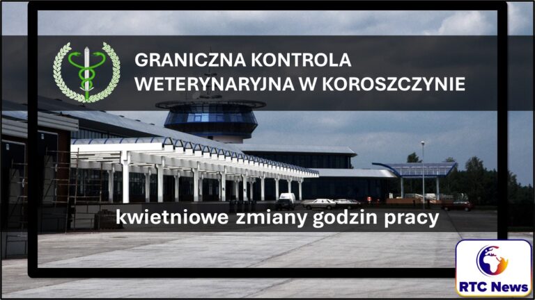 GIW Koroszczyn - kwietniowe zmiany godzin pracy