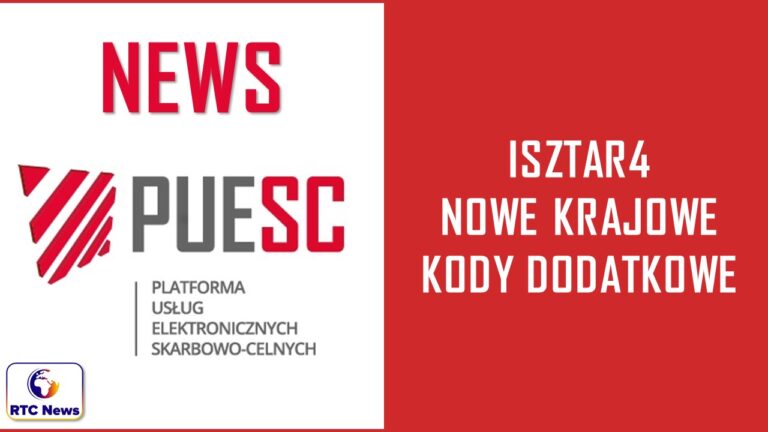 ISZTAR4-nowe krajowe kody dodatkowe