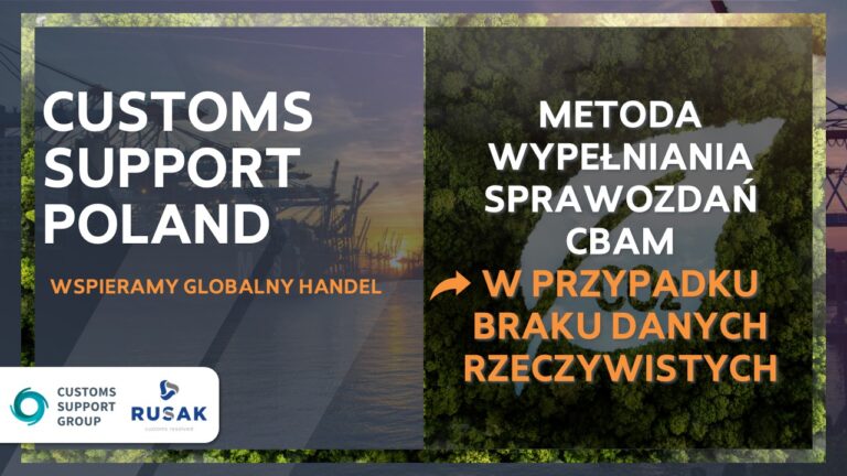 Metoda wypełniania sprawozdań CBAM w przypadku braku danych rzeczywistych